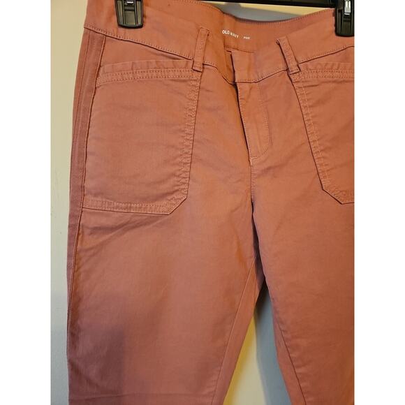 Old Navy Mid-Rise Pixie Chino Side-Stripe Utility Ankle Pants Women's Size‎ 4 - Picture 2 of 10